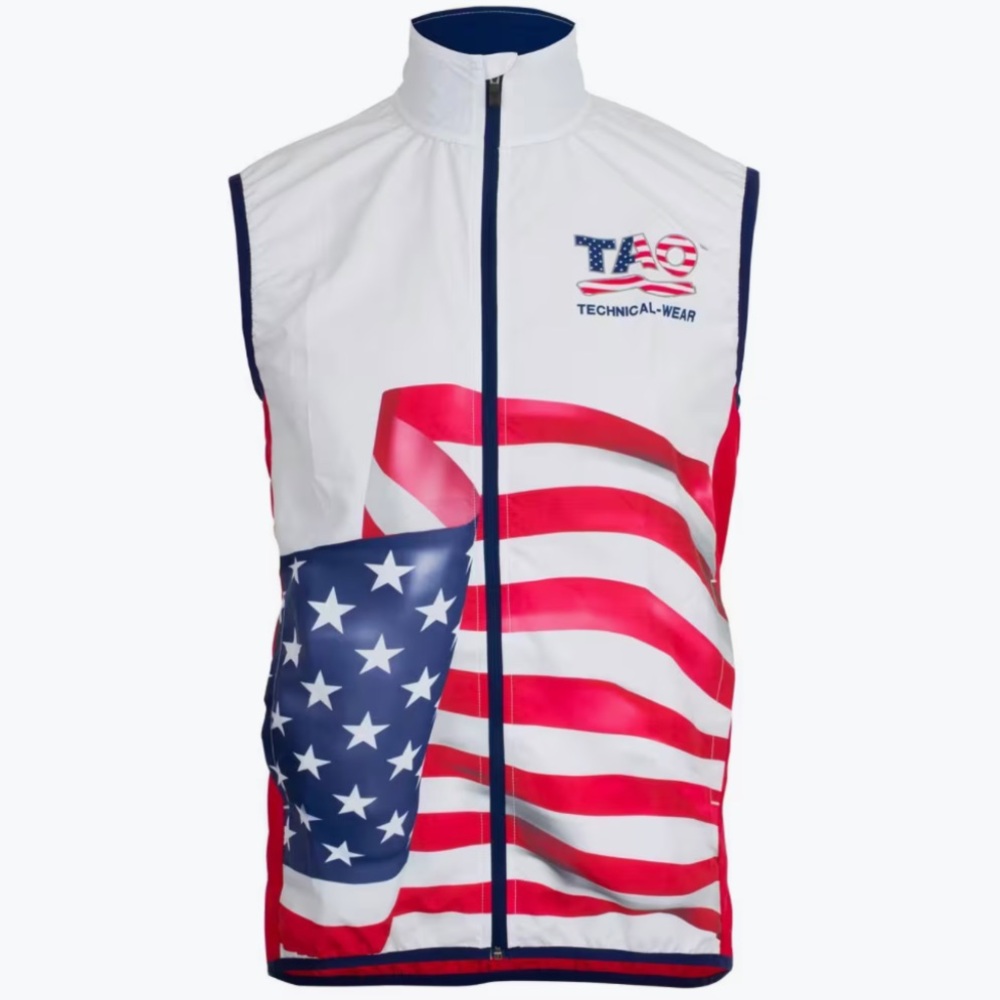 TRIATHLON ATHLETIC TECHNICAL WEAR WIND AND WATER REPELLENT VEST SMALL